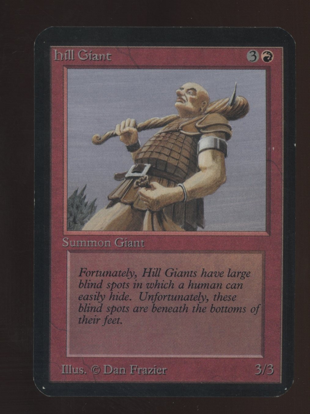 1993 MTG Magic The Gathering Alpha Hill Giant