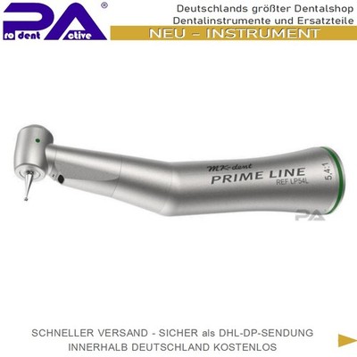 LP54L - NEU-WINKELSTÜCK - MK-DENT  PRIME LINE LP54L - Grün - 5,4:1