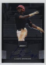 2012 Leaf Metal Draft Lewis Brinson #BA-LB2 Auto sh7