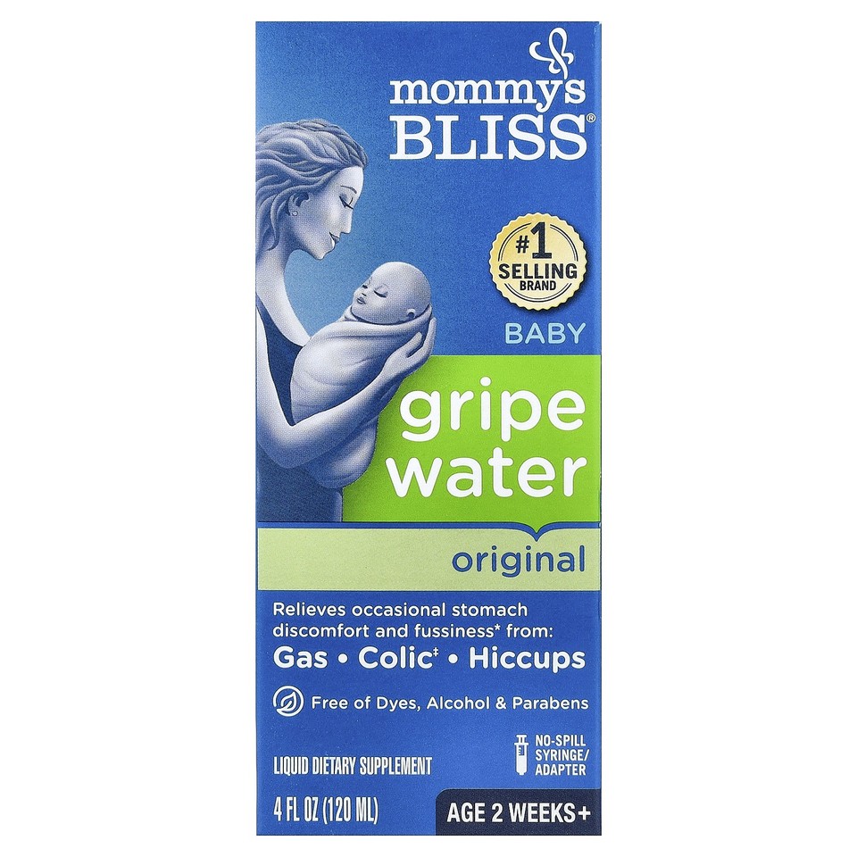 Mommy s Bliss Gripe Water Original 4 fl oz 120 ml Alcohol-Free, All-Natural,