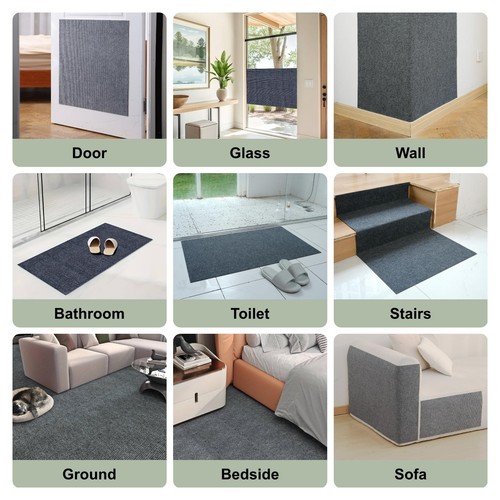 Cat Scratching Climbing Carpet Mat, Adhesive Trimmable Cat Scratcher Furnitur... - Picture 6 of 6