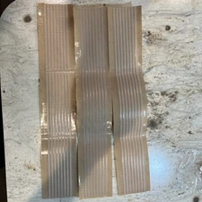 200 Pack Non-Slip Hanger Rubber Grips - Clear Strips 2.76 X 0.24 in Adhesive ...