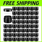 60 Pcs 1oz Elegant Glass Jars with Airtight Lids - Perfect for Travel & Crafts