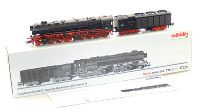 Märklin H0 37020 Dampflok BR 53 0012 der DB mit Kondenstender - mfx, Sound (B)