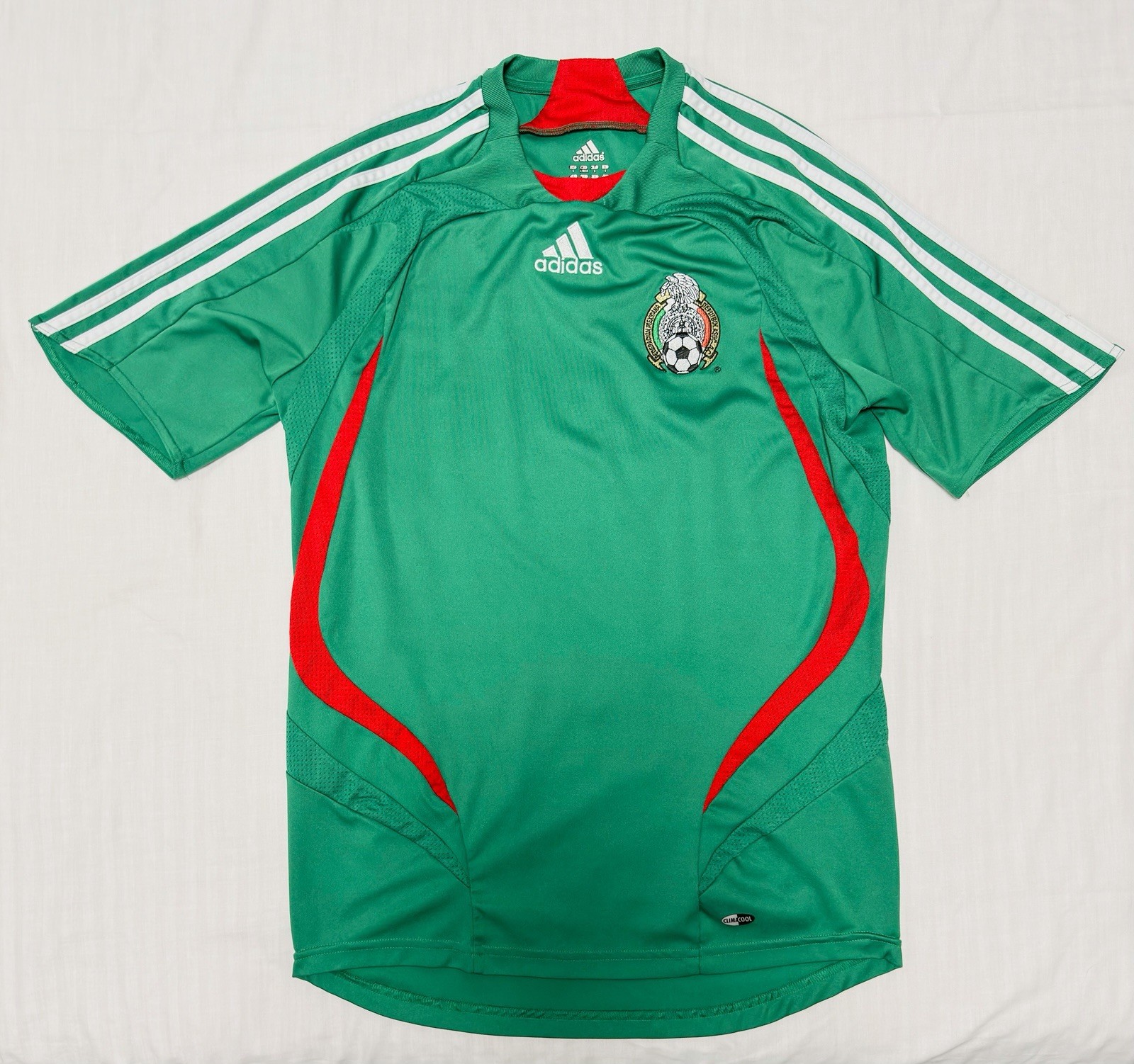 ADIDAS Mexico Soccer Jersey FMF National Team 2007 Green ClimaCool Men’s Small