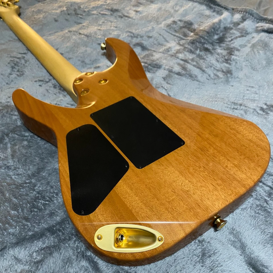 Charvel Pro-Mod DK24 HH FR M 2020 Mahogany with Quilt Maple Dark Amber Finish - Image 2 of 4