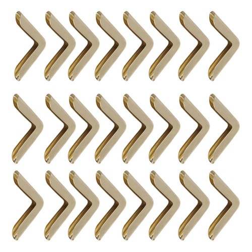 180 Pcs Vintage Book Corner Protectors Decorative Metal for Photo - Foto 6 di 12