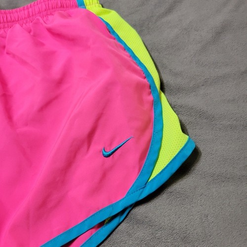 NIKE DRI-FIT RUN Girls Size Large Pink Comfort Stretch Pull On Elastic Waist Tie - Picture 3 of 11