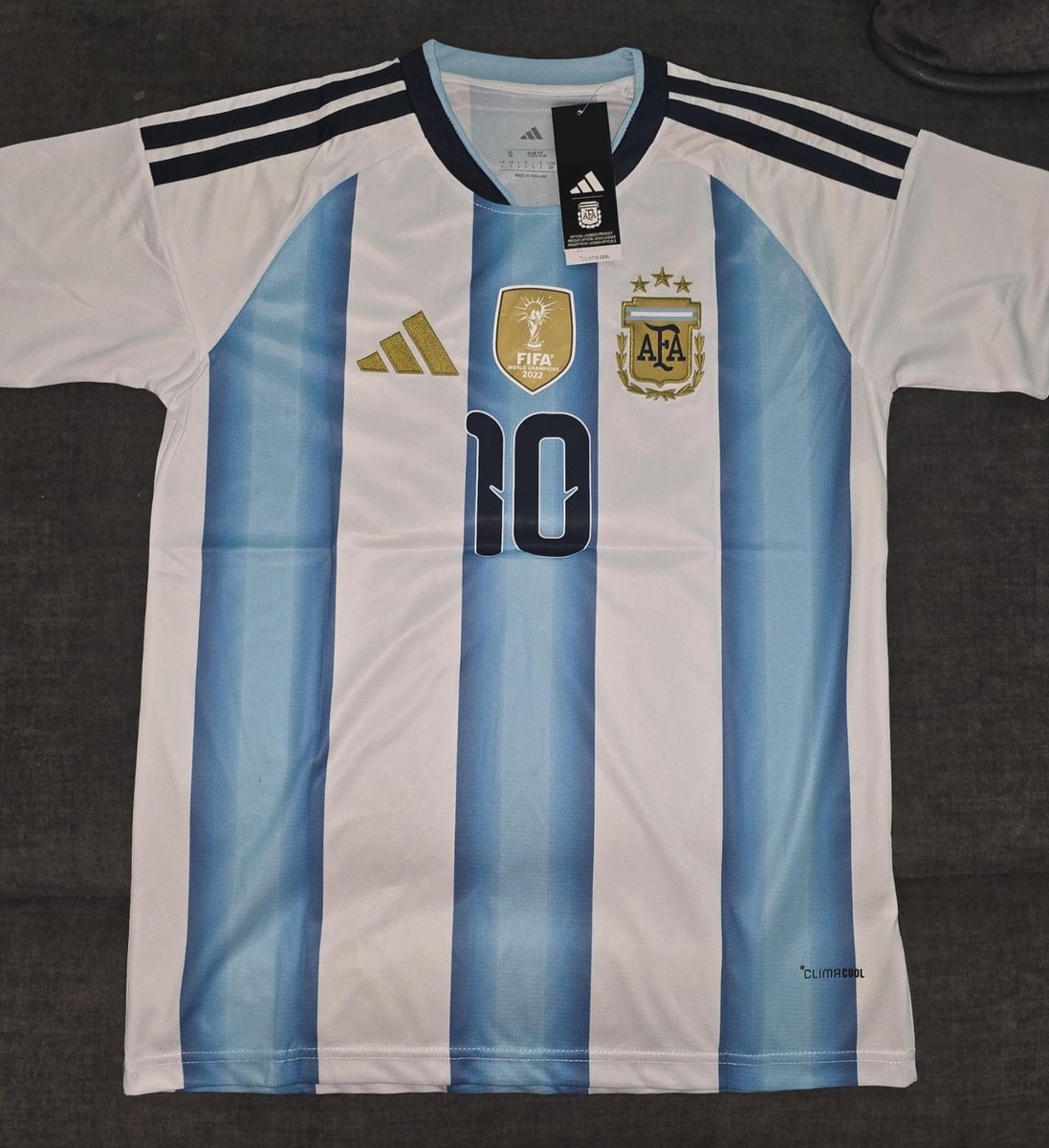 Argentina #10 Messi Futbol Camisa Jersey Shirt Soccer Aaa