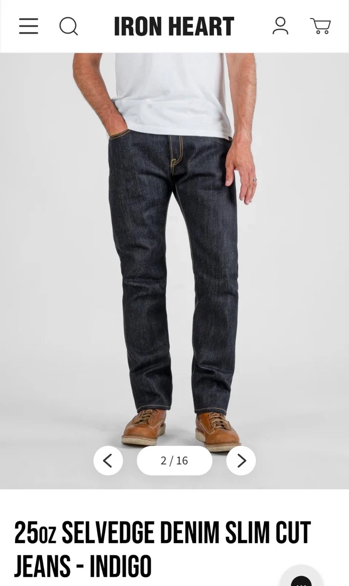 Iron Heart Regular 34 Size Jeans for Men for sale | eBay