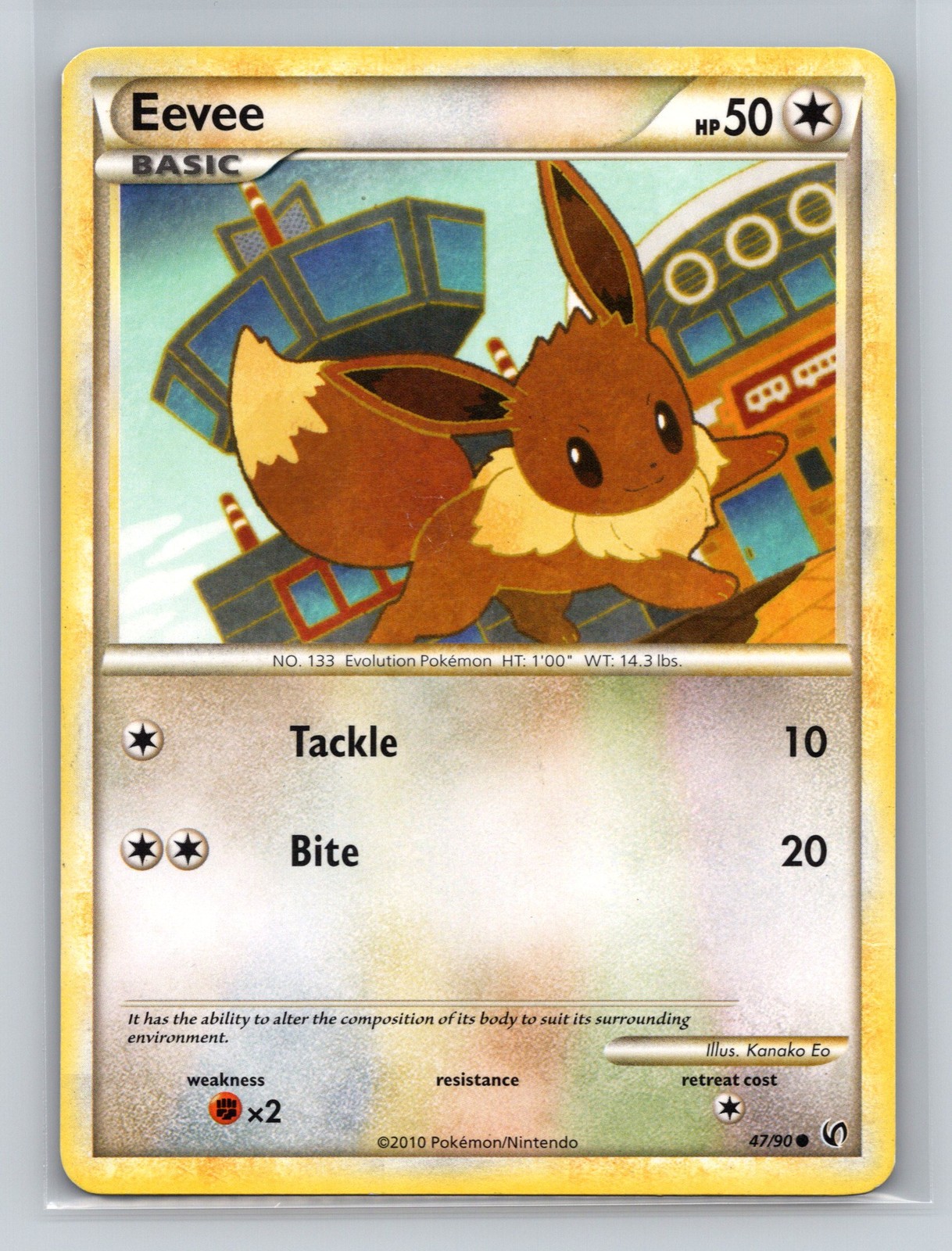Undaunted Eevee #47/90 13749