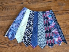 Vintage 70s Necktie Skirt One Of A Kind By American Vintage Creation Size 28