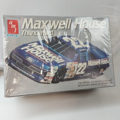 VINTAGE AMT 1:25 SCALE '' STERLING MARLIN '' # 22 MAXWELL HOUSE THUNDERBIRD # 6457