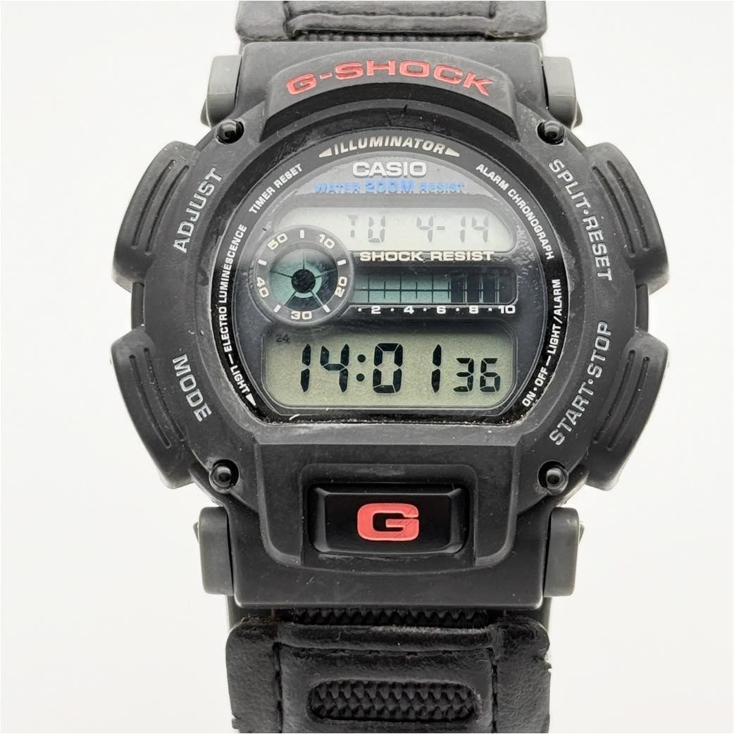Casio G Shock DW 9000 Digital Black Quartz Mens Watch Japan 