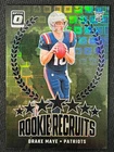 2024 Donruss Optic Drake Maye RC Rookie Recruits Black Pandora 12/25 Patriots