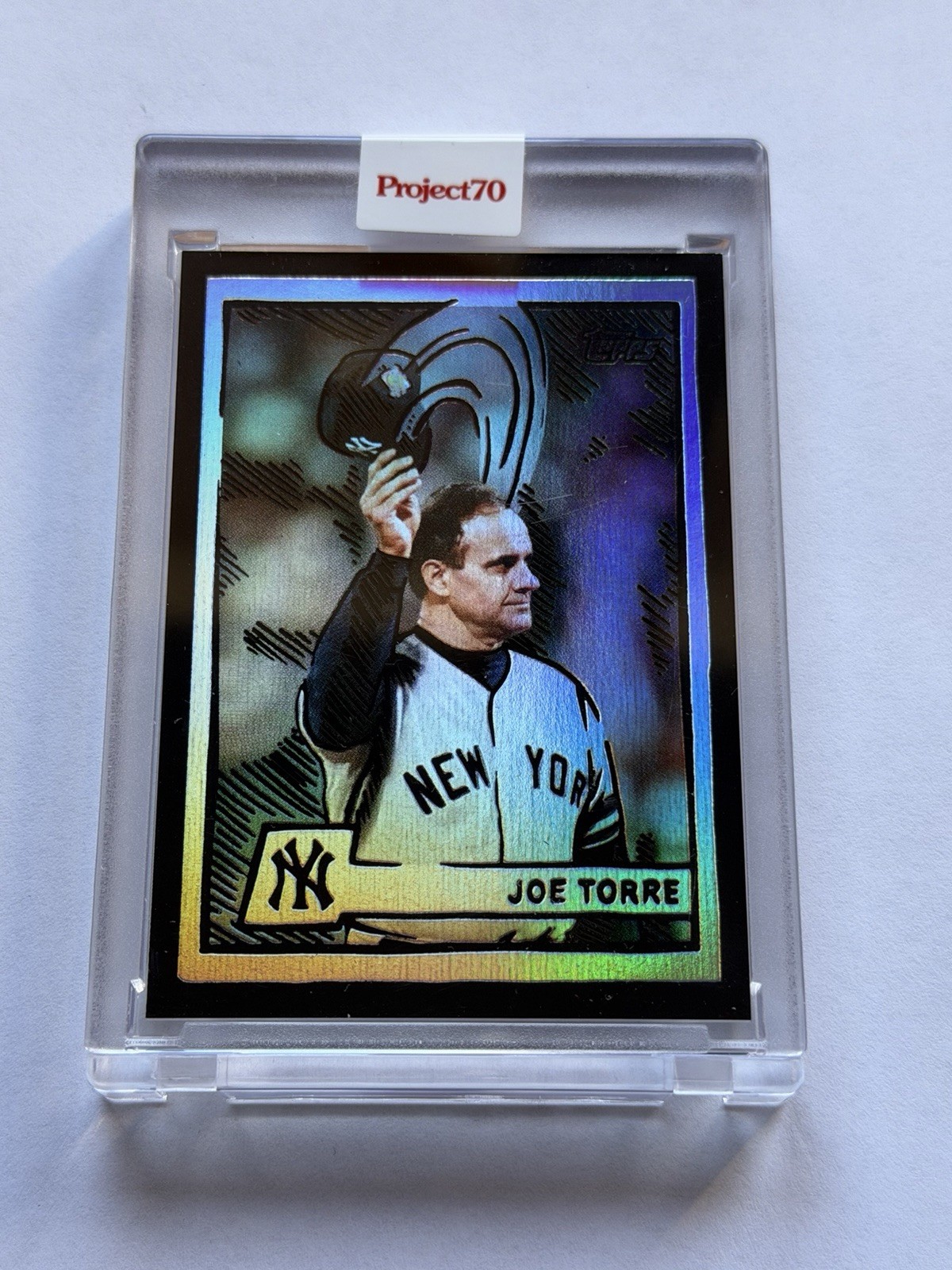2021 Topps Project 70 #425 Joe Torre Rainbow Foil 63/70