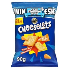 Mini Cheddar Cheeselets Intensely Cheesy Flavour 3x90g BB Nov26