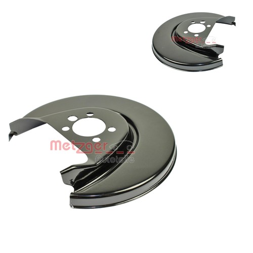 2x METZGER Ankerblech Spritzblech Bremsscheibe hinten für VW Polo 6R 6C 9N - Bild 1 von 1