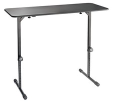 B-WARE K&M 12160 DJ Tisch klappbar für mobile DJ-Setups, Tour, Studio geeignet