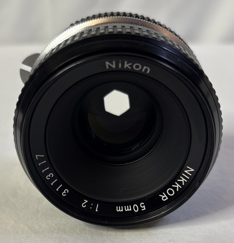 Nikon Nikkor 50mm 1:2 Filmkamera Objektiv *GUT* - Bild 2 von 6