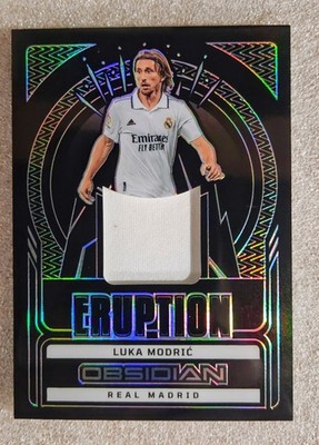 2022-23 Panini Obsidian - Eruption Relics Luka Modric #ER-LMO /199 (MEM)