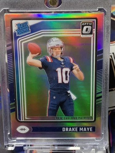2024 Panini Donruss Optic Rated Rookie Drake Maye #229 Holo Prizm (RC)