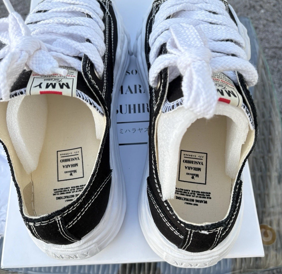 Maison Mihara Yasuhiro Canvas Low Top Sneakers Size 44 | eBay