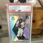2020 Panini Mosaic Jalen Hurts #222 Silver Prizm Rookie PSA 10 Eagles