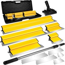 Skimming Blade Set with Replaceable Blades   5 Stainless Steel Blades 16"-32
