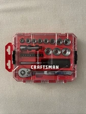 CRAFTSMAN SOCKET SET NANO METRIC 3/8 DRIVE 24 PC SET 