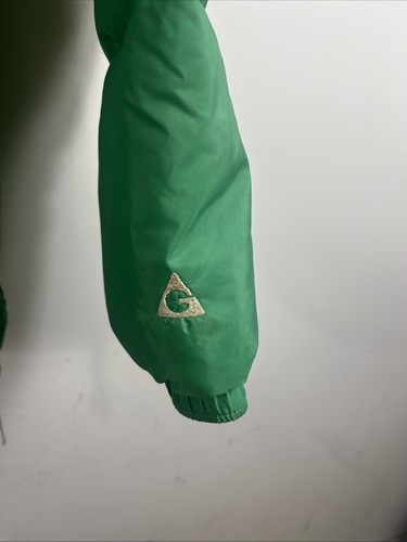 VINTAGE GERRY PUFFER GOOSE DOWN COAT JACKET MENS Small USA MADE 70'S 80'S Green - Picture 2 of 9