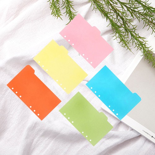 25 PCS Color Dividers Notebook Refill Paper Tab Index Cards Binder Tabs - Bild 2 von 11