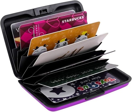Metall RFID Schutz Geldbörse Kreditkartenetui Etui für Männer & Frauen - Bild 24 von 30