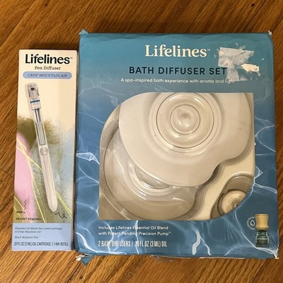 Lifelines Bath Diffuser Set Floating Aroma & Light aromatherapy Essential Oil
