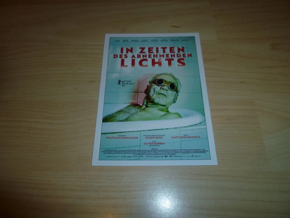 Cinema Filmkarte - In Zeiten des abnehmenden Lichts - Filmplakatkarte - Bild 1 von 1