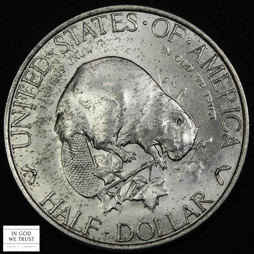1936 Albany Commemorative Silver Half Dollar 50C - Picture 2 of 3