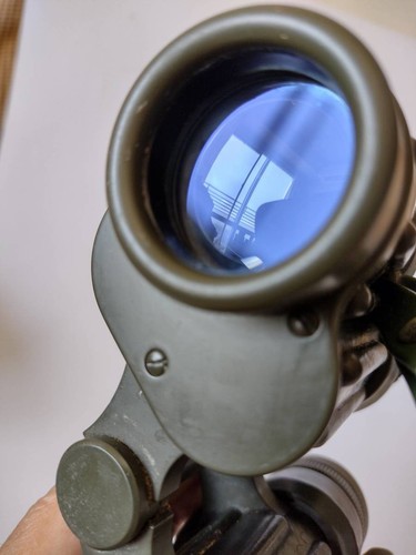 Hensoldt Wetzlar 8x30 Military Binoculars with Rubber Cover and Reticle Used - Picture 9 of 10