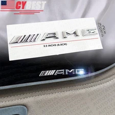 1PC For New Style AMG Interior Multimedia Sticker Badge Decoration Emblem Letter
