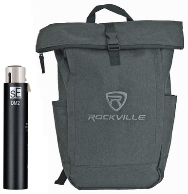 Se Electronics DM2 TNT Black Microphone Preamp 4 Dynamic+Passive Ribbon Mics+Bag