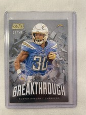 2020 Score Breakthrough Gold Zone /50 Austin Ekeler CHARGERS 🔥