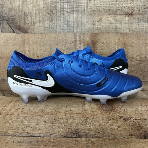 Nike Soccer Cleats Tiempo Legend 10 Elite FG Mens Size 9.5 Blue DV4328-400 NEW - Picture 4 of 13