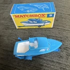 Matchbox Lesney #9 Boat And Trailer With Original Box