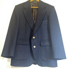 Brooke & Deane 100% Pure Wool Made In USA Mens Navy Jacket Gold Buttons 42?