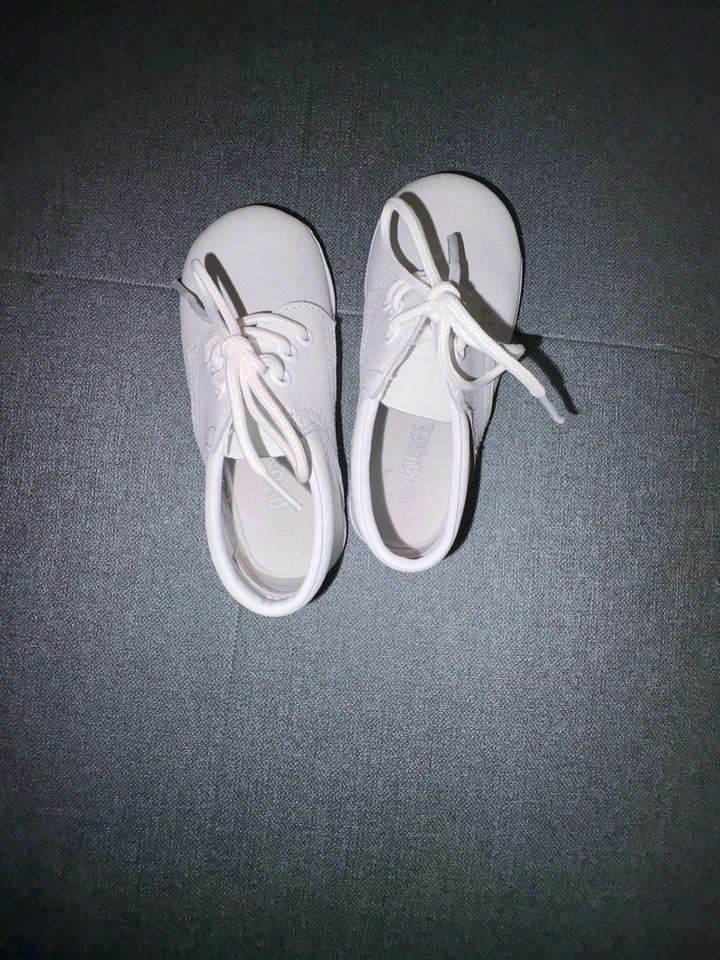 Angel Garment Igirldress Toddler Boys Christening Shoes 7C White - Image 4 of 4