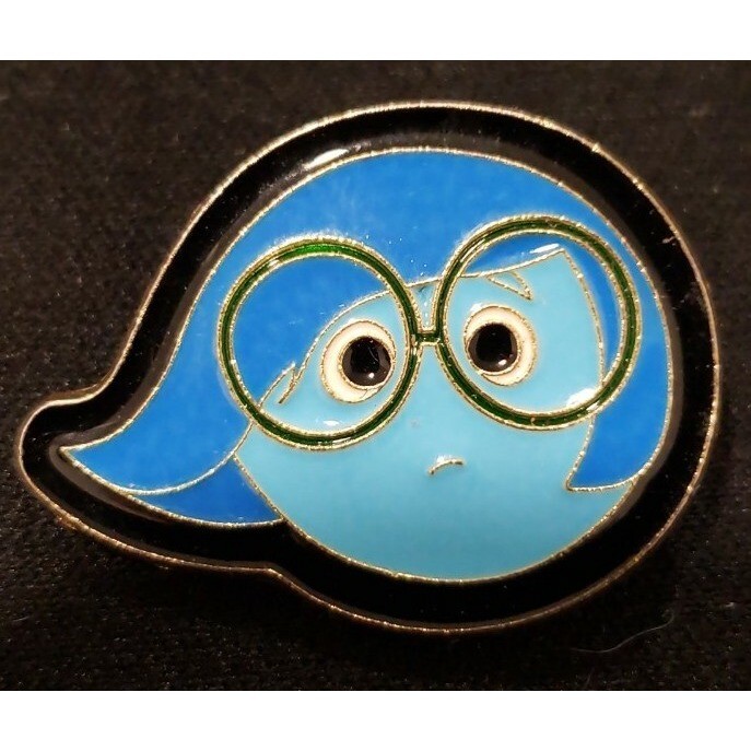 Disney Pin Inside Out Sadness Feeling Blue 109869 Booster