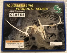 IQ Assembling Products Series - Pteranodon - WOODEN 3D Model PUZZLE