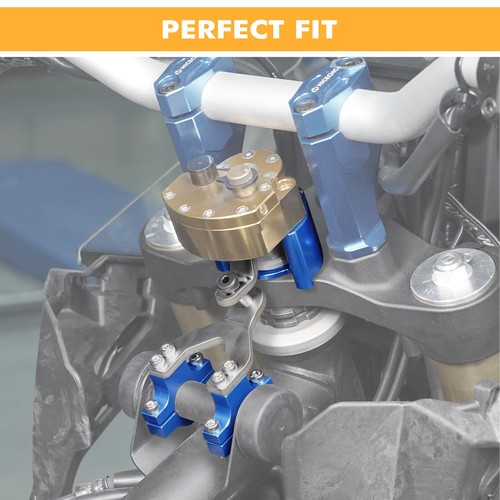 For Yamaha Tenere 700 World Raid Steering Damper Bracket Mounting Holder Kit 22 - Picture 3 of 15