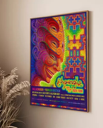Póster de la gira Shpongle Simon Posford Live 2025 - Póster sin marco - Imagen 2 de 5