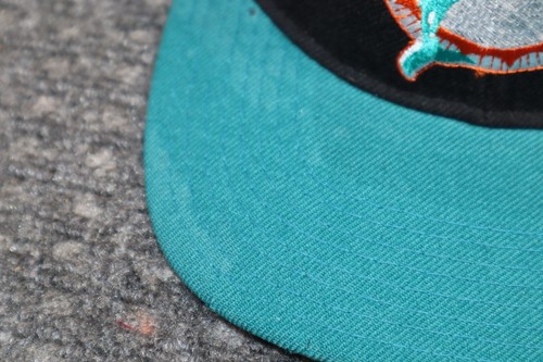Gorra gorra vintage de los Miami Dolphins Starter Proline lana logotipo trasero a presión negro verde azulado - Imagen 3 de 16