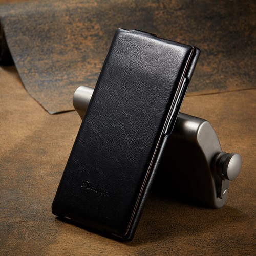 Vertical Flip Case PU Leather Slim Pouch Cover for Samsung S25/S25+/S24+ Ultra - Picture 9 of 21
